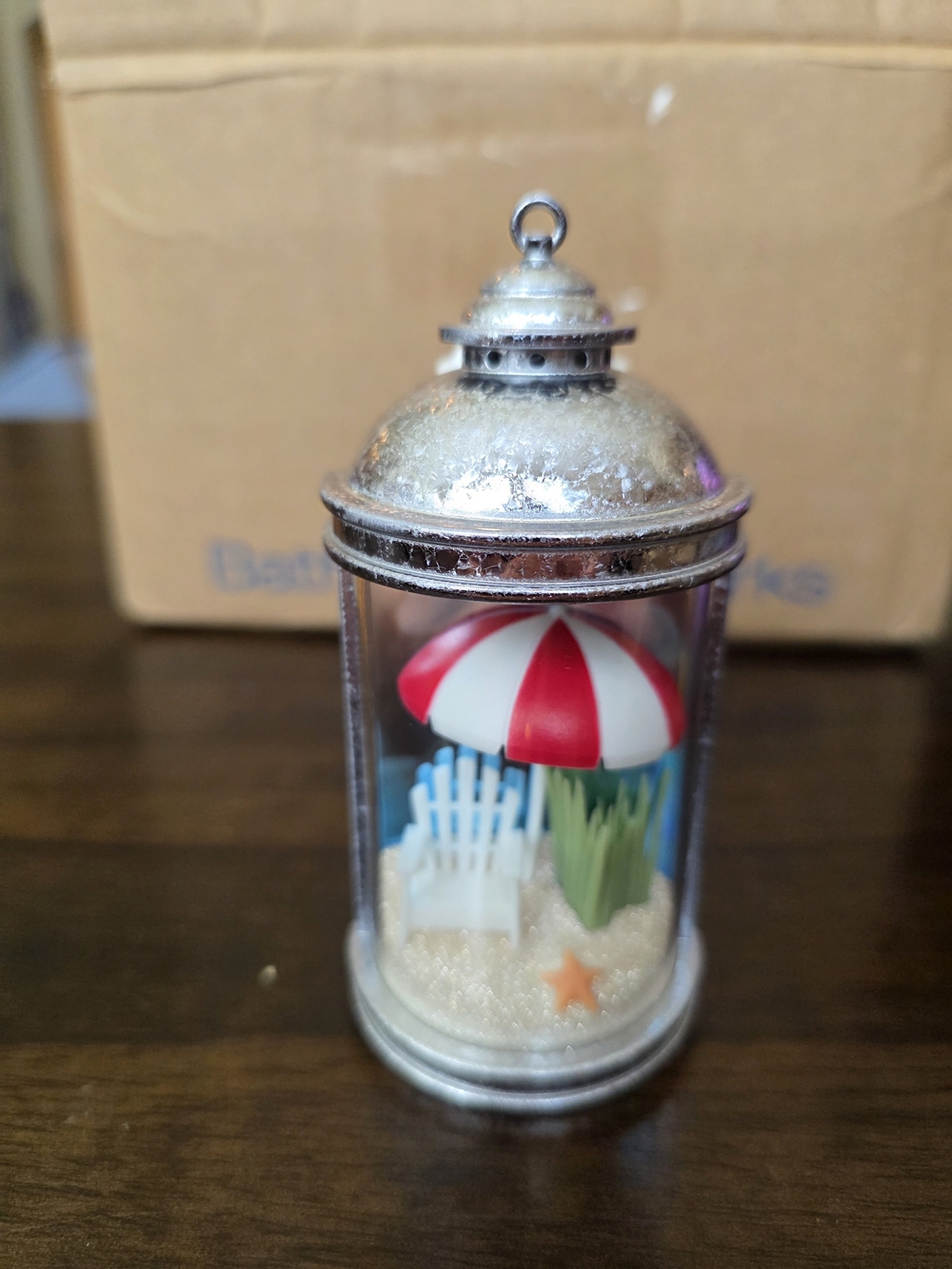 Bath & Body Works Mini Beach Lantern with Umbrella Wallflower Brand New